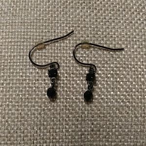 Black Dangle Earring